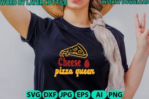 Cheese Pizza Queen Graphics Freebies Review