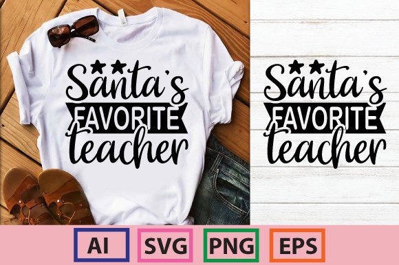 Santa’s Favorite Teacher Graphics & Freebies Review