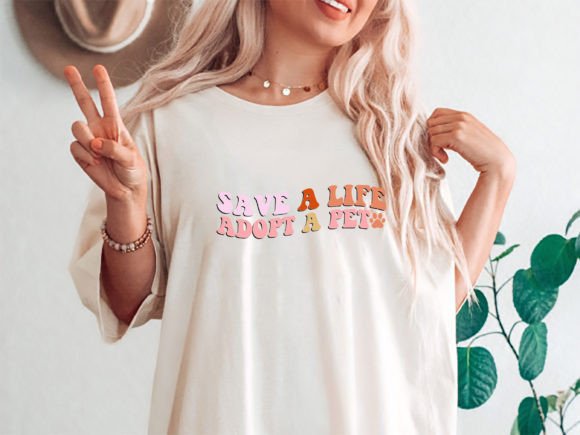 Save a Life Adopt a Pet T-shirt Graphics Freebies