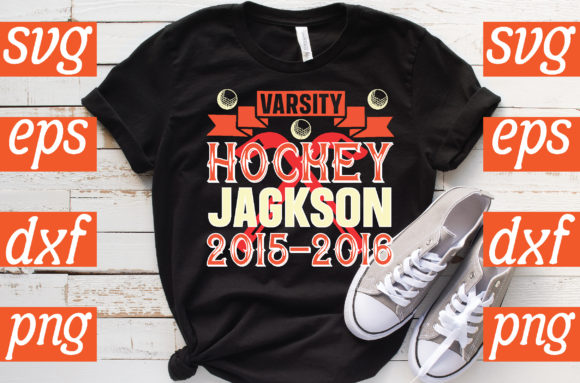 Varsity Hockey Jagkson 2015 2016 T-shirt Graphics & Crafts